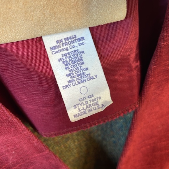 Vintage southwestern tapestry jacket - Picture 3 of 8